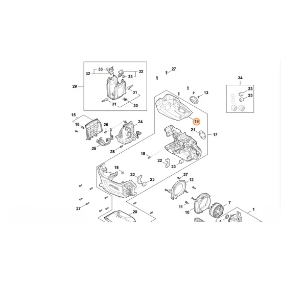 STIHL  Pokrywa FA09 084 0900